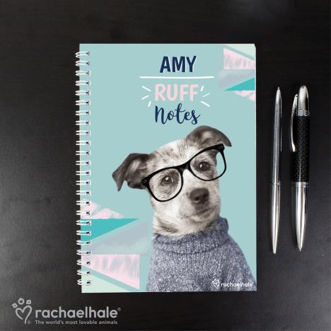 Personalised Rachael Hale Ruff Notes Dog A5 Notebook Extra Image 2